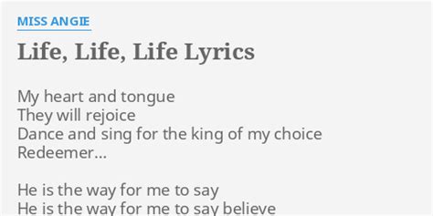 life life life life lyrics